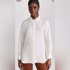 Chloe Kristyn White Button-Up Shirt